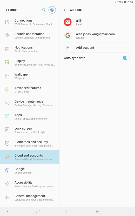 Press the Home key to return to the home screen.