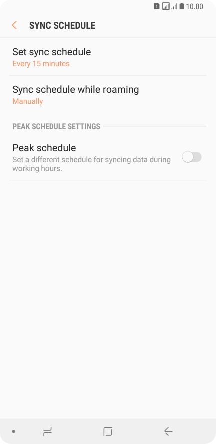 Press the Home key to return to the home screen.