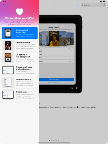 Slide your finger upwards starting from the bottom of the screen to return to the home screen.