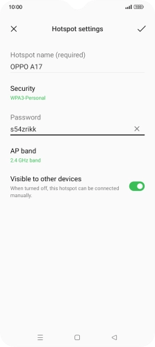 Press the field below 