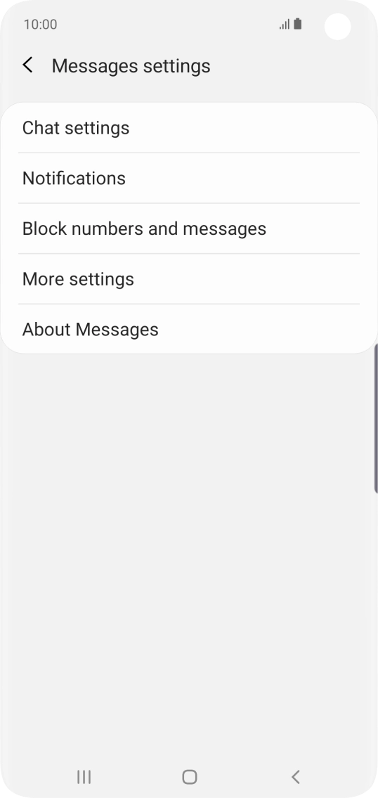 Press More settings.