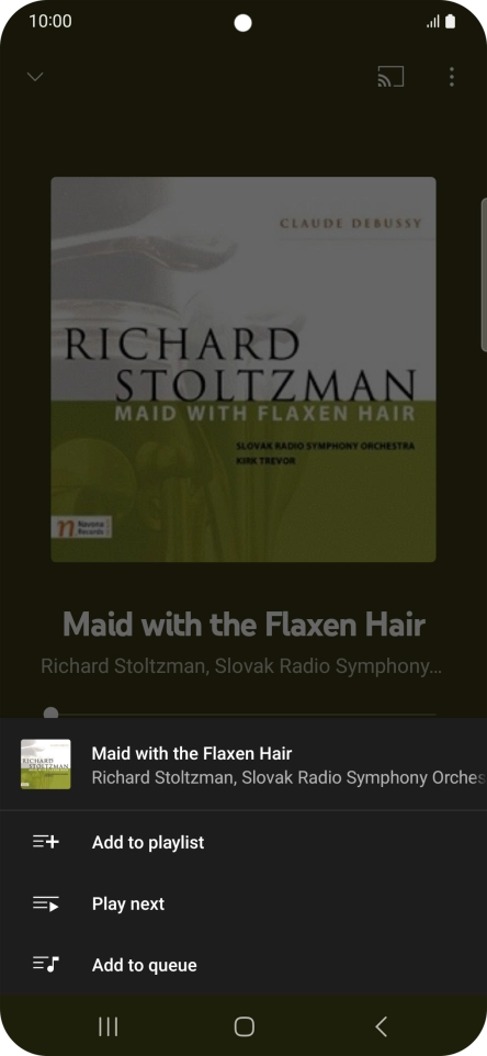 Press Add to playlist.