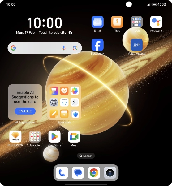When the battery charging icon is displayed, charging is in progress.