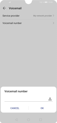 Key in +447953222222 and press OK.