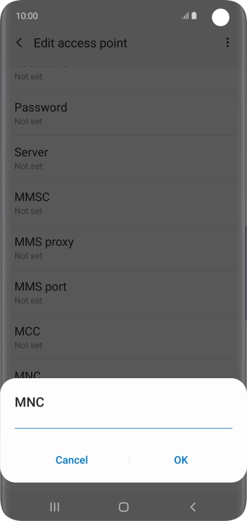 Key in 33 and press OK.