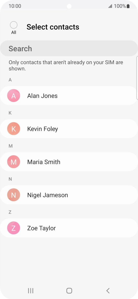 Press the field above 