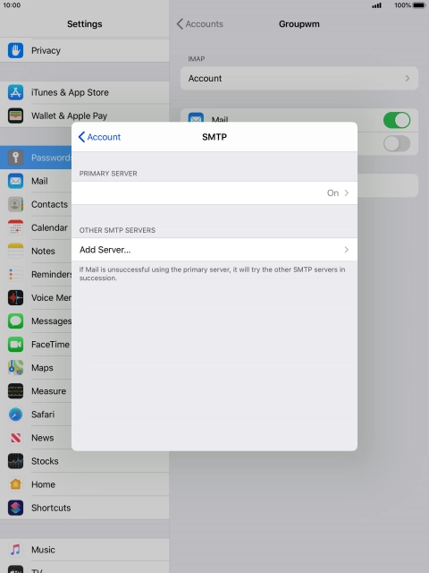 Press the field below 