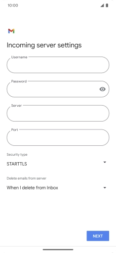 Press the field below 