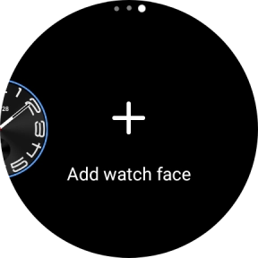Press Add watch face.