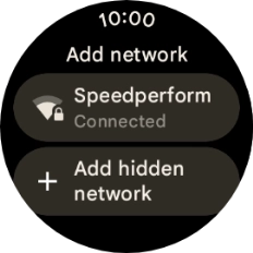 Press the crown to return to the home screen.