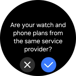 Press the confirm icon.