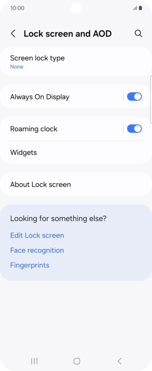 Press the Home key to return to the home screen.