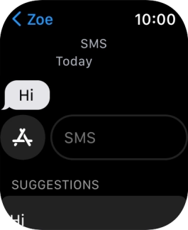 Press Text Mess... and record the message.