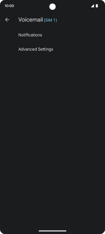 Press Advanced Settings.