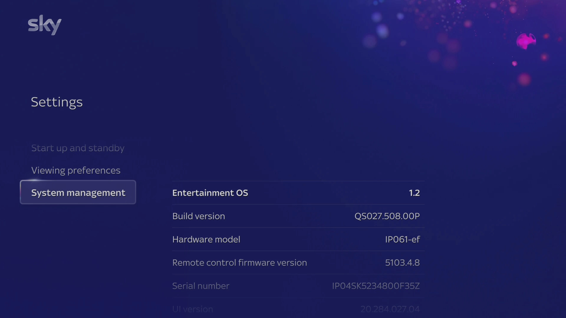 Select System management.