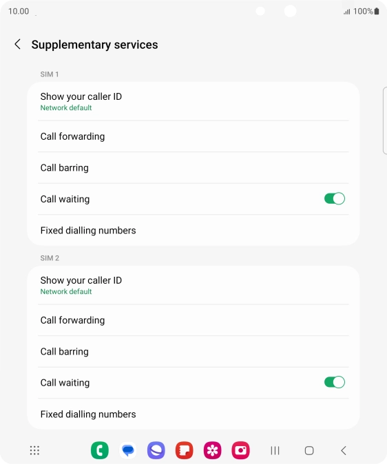 Press Fixed dialling numbers.