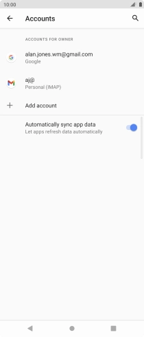 Press the Home key to return to the home screen.