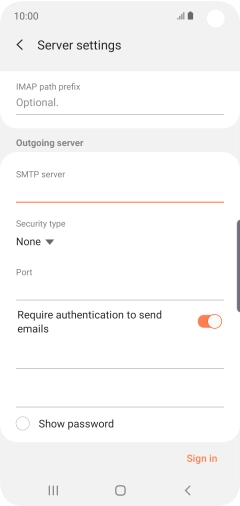 Press the drop down list below 
