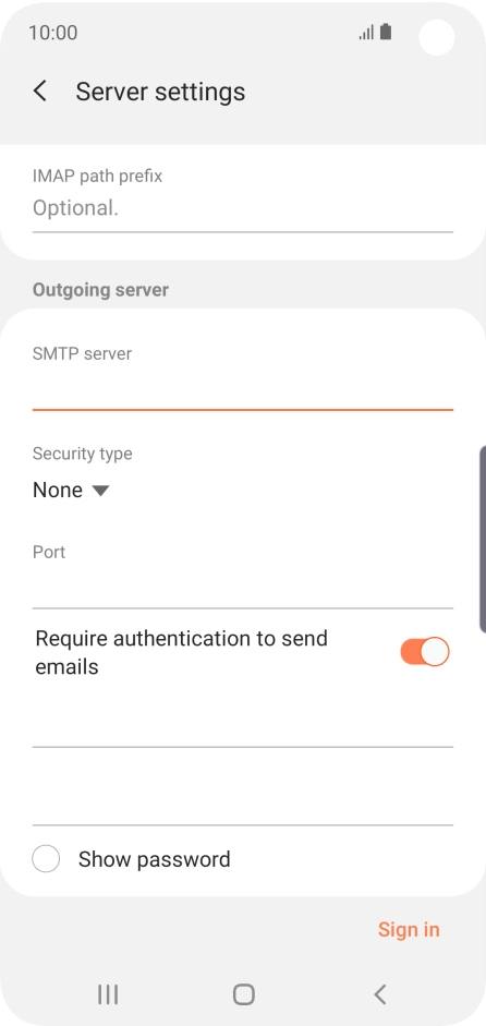 Press the drop down list below 