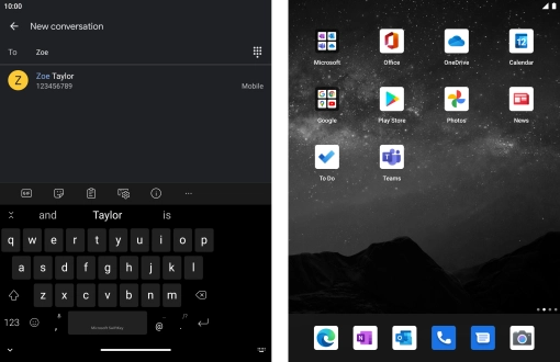 Press the required contact.