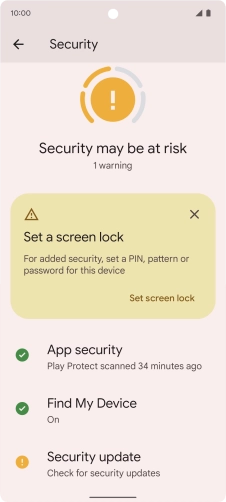 Slide your finger upwards starting from the bottom of the screen to return to the home screen.