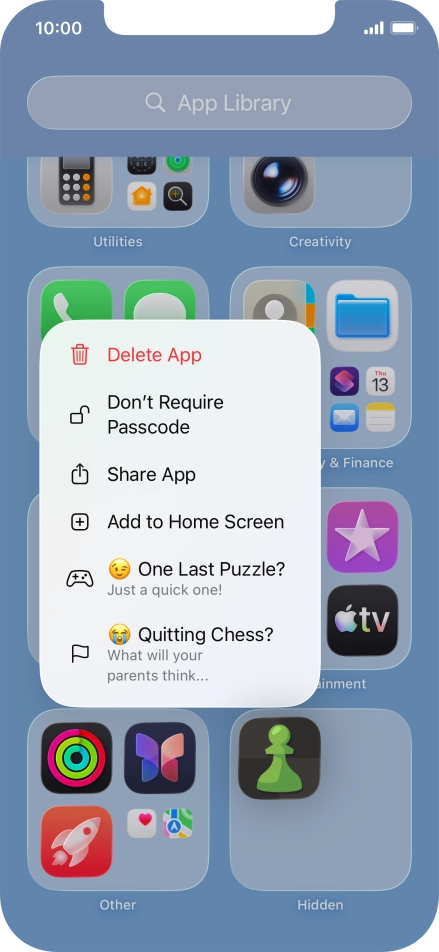 Press Don't Require Passcode.