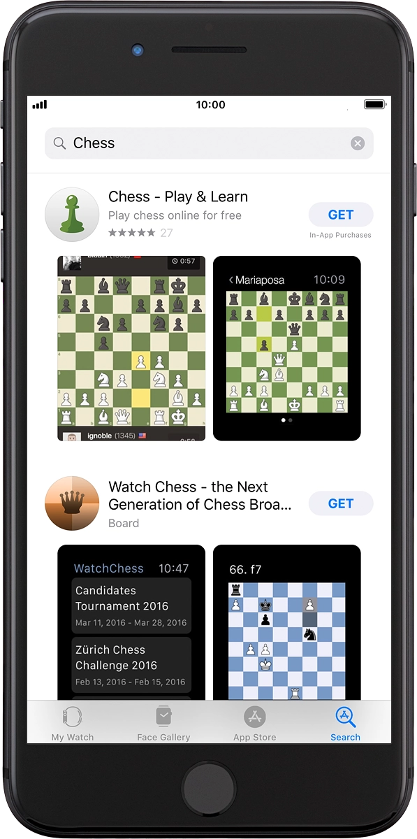 On your phone: Press the required app.