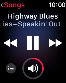 Press the volume icon.