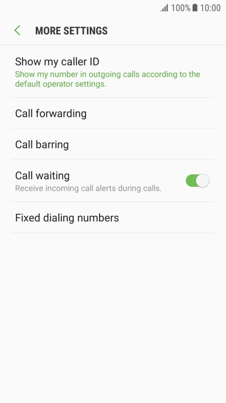 Press Fixed dialing numbers.