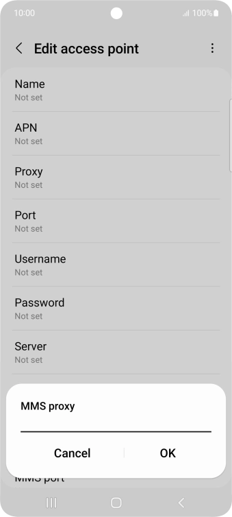 Key in 149.254.201.135 and press OK.