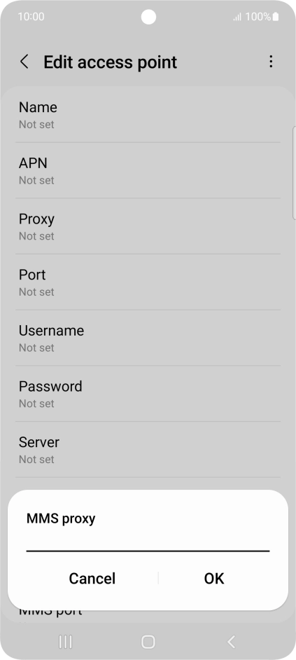 Key in 149.254.201.135 and press OK.