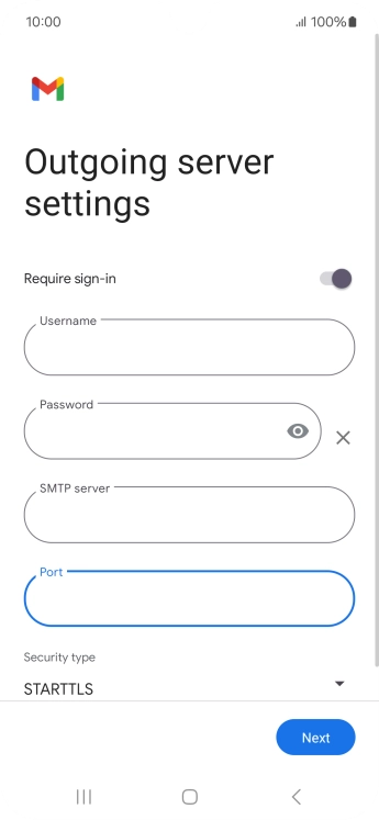 Press the drop down list below 