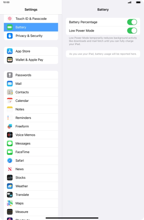 Slide your finger upwards starting from the bottom of the screen to return to the home screen.