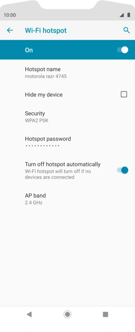 Press the Home key to return to the home screen.