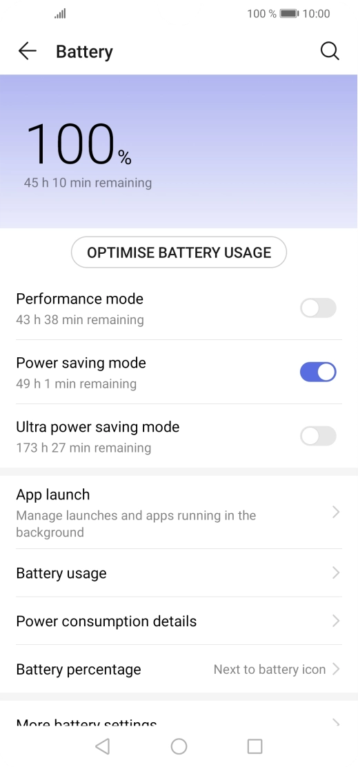 Press the Home key to return to the home screen.