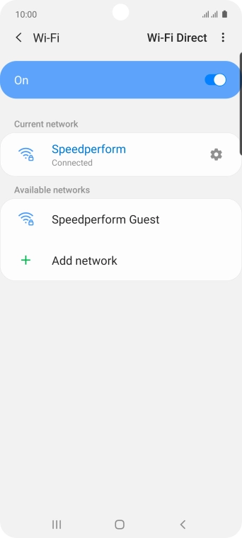 Press the Home key to return to the home screen.