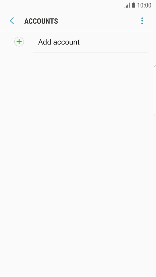 Press Add account.