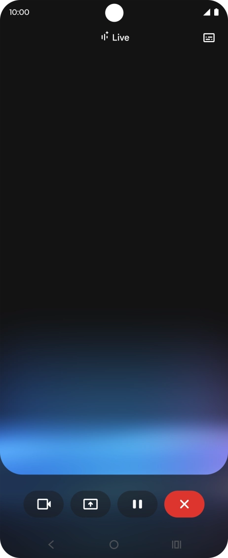 Talk to Gemini about the required topic.