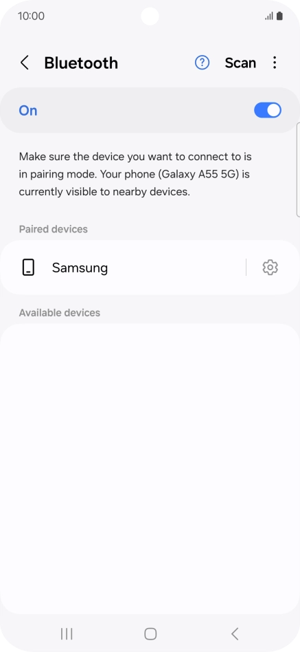 Press the Home key to return to the home screen.