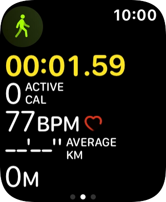 Slide your finger right starting from the left side of the screen.