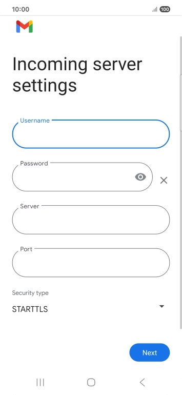 Press the field below 