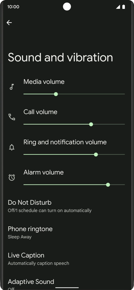 Slide your finger upwards starting from the bottom of the screen to return to the home screen.