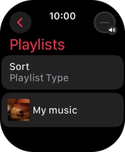 Press the required playlist.