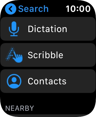 Press Dictation to turn on voice control.