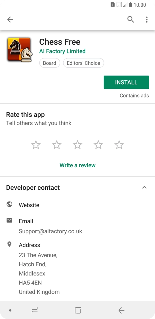 Press the Home key to return to the home screen.