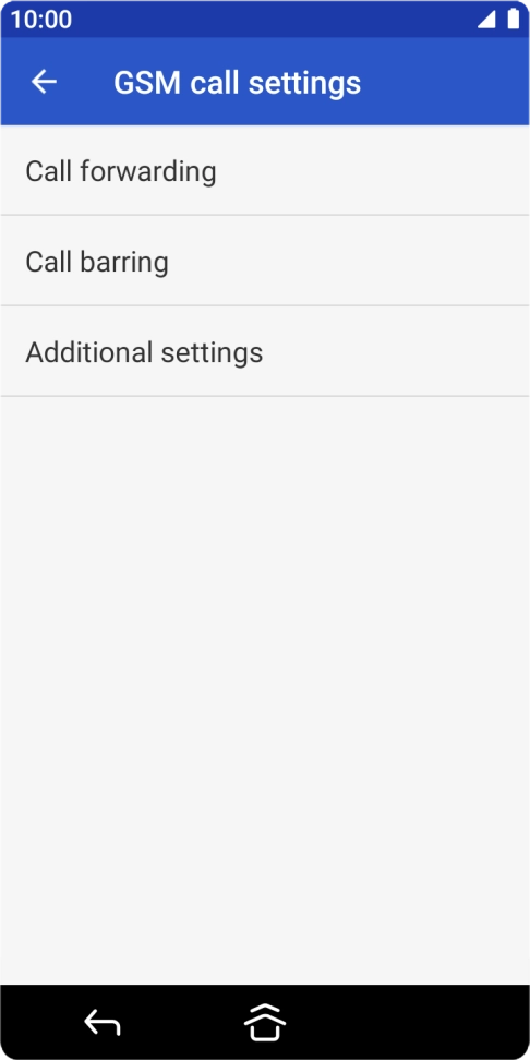 Press Additional settings.