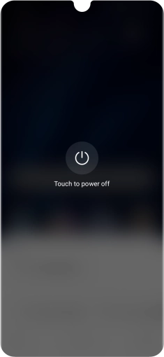 Press Touch to power off.