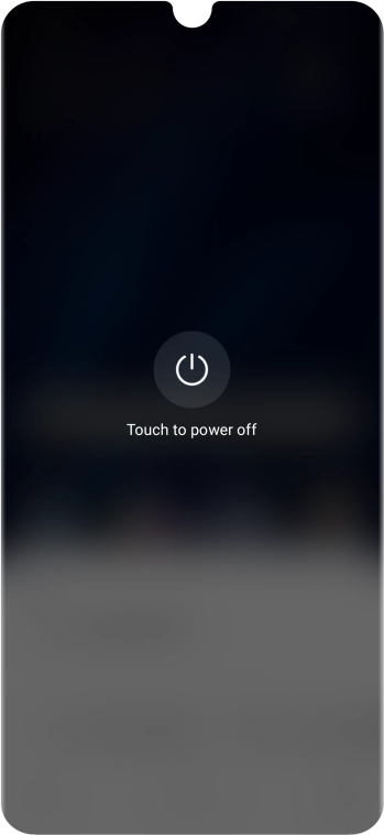 Press Touch to power off.