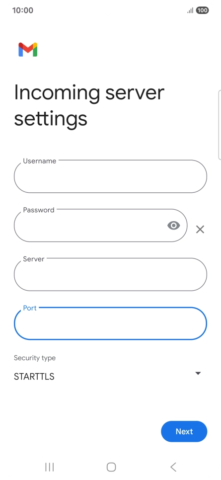 Press the drop down list below 