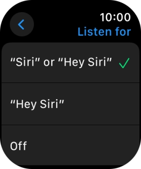 Press the required setting to turn the function on or off.